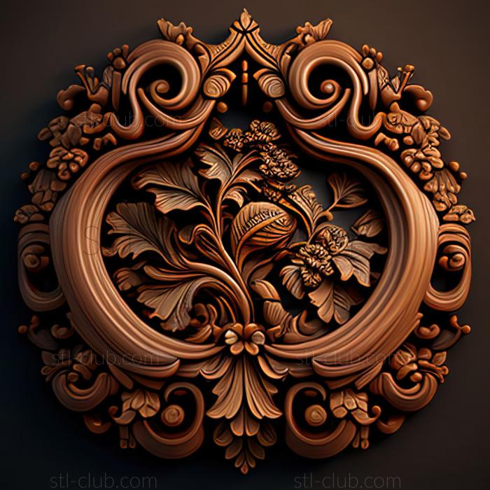 3D model st ornate (STL)